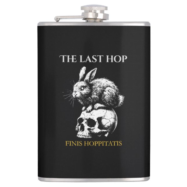 THE LAST HOP HIP FLASK (Front)