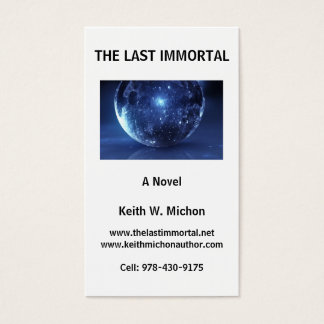 The Last Immortal Business Cards NEWEST Globe Ver