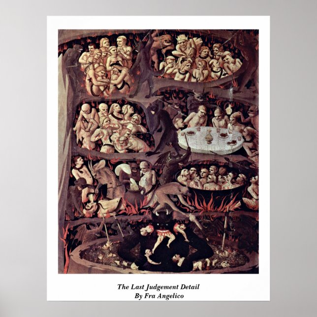 The Last Judgement Detail By Fra Angelico Poster (Front)