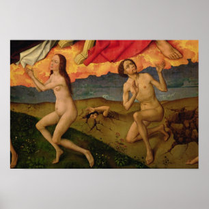 The Last Judgement, detail of the resurrection Poster