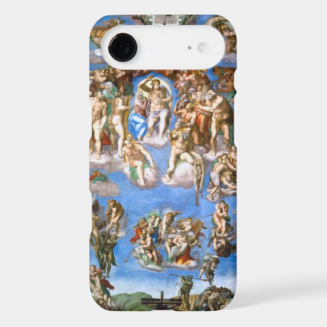 The Last Judgement, Michelangelo, 1536-1541 Case-Mate iPhone Case (Back)