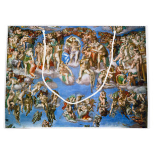 The Last Judgement, Michelangelo, 1536-1541 Large Gift Bag