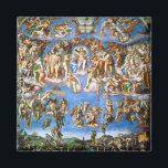 The Last Judgement, Michelangelo, 1536-1541 Magnet<br><div class="desc">Michelangelo (6 March 1475 – 18 February 1564) was an Italian sculptor, painter, architect and poet of the High Renaissance born in the Republic of Florence, who exerted an unparalleled influence on the development of Western art. His artistic versatility was of such a high order that he is often considered...</div>