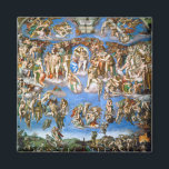 The Last Judgement, Michelangelo, 1536-1541 Magnet<br><div class="desc">Michelangelo (6 March 1475 – 18 February 1564) was an Italian sculptor, painter, architect and poet of the High Renaissance born in the Republic of Florence, who exerted an unparalleled influence on the development of Western art. His artistic versatility was of such a high order that he is often considered...</div>