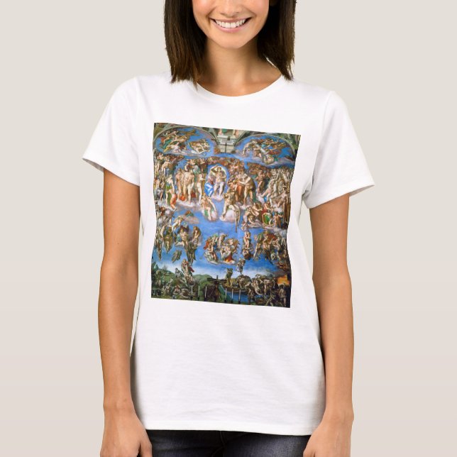 The Last Judgement, Michelangelo, 1536-1541 T-Shirt (Front)