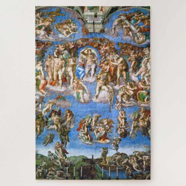 The Last Judgement, Michelangelo Jigsaw Puzzle (Vertical)