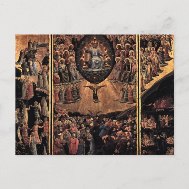 The Last Judgment by Fra Angelico Postcard (Front)