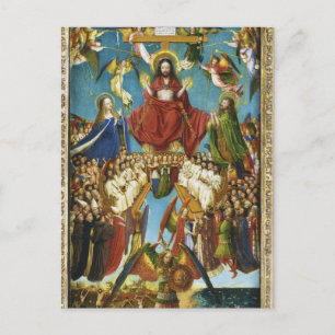 The Last Judgment by Jan Van Eyck Postcard