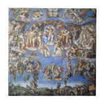 The Last Judgment Ceramic Tile<br><div class="desc">The Last Judgment by Michelangelo  © Bridgeman Images</div>