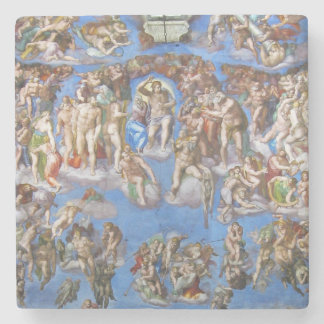 The Last Judgment - Michelangelo Buonarroti Stone Coaster