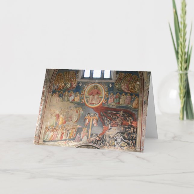 The Last Judgment - Scrovegni Chapel, Italy -  Card (Front)
