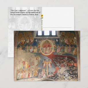 The Last Judgment - Scrovegni Chapel, Italy - Postcard