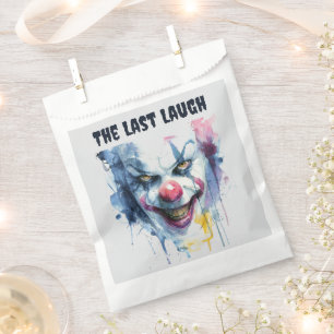 The Last Laugh Creepy Clown Halloween Favour Bag