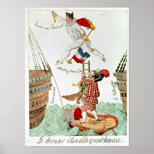 The Last Leap of a Great Man, 1815 Poster (Front)