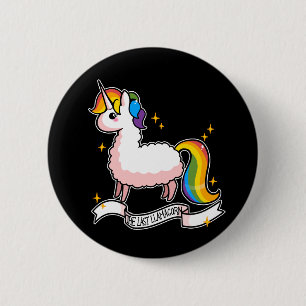 The Last Llamacorn 6 Cm Round Badge