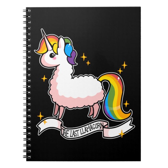 The Last Llamacorn Notebook (Front)
