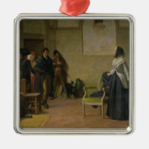 The Last Morning of Marie-Antoinette Metal Ornament