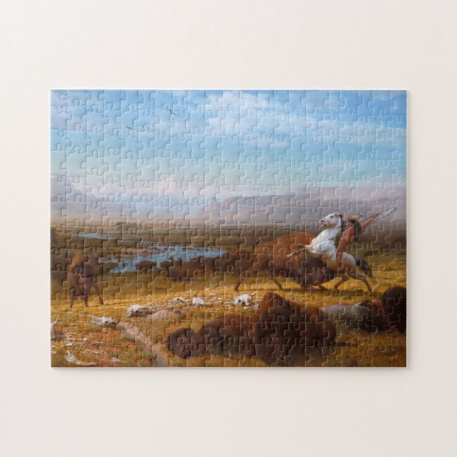 The Last of the Buffalo Jigsaw Puzzle (Horizontal)