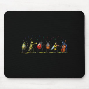 The Last Of The Bugs Vintage Insect Music Humour Mouse Pad