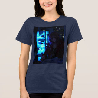 The Last of Us Anime Women's Tri-Blend Tee