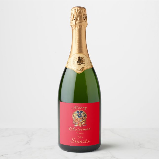 The Last Package Personalised Sparkling Wine Label (Front)
