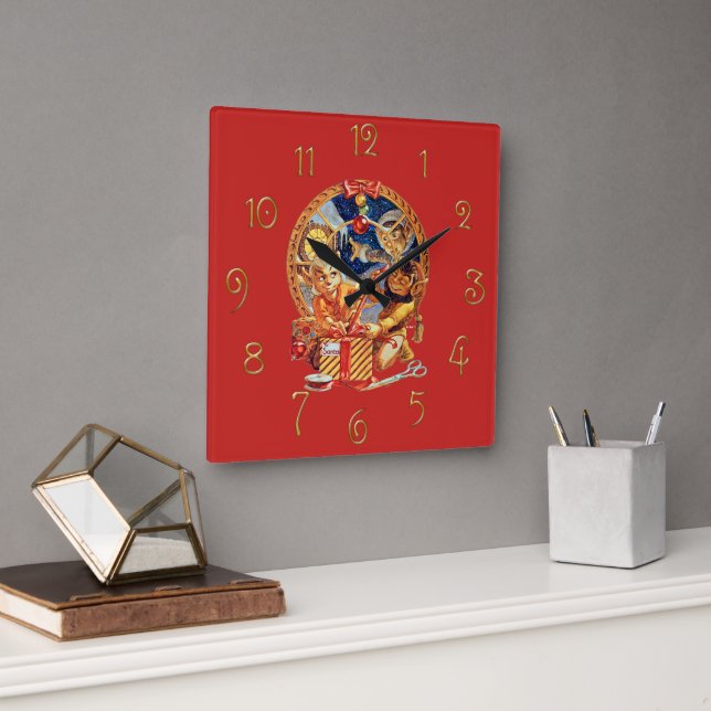 The Last Package Square Wall Clock (Office)