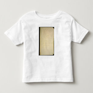 The last page of his diary, Antarctica Toddler T-Shirt