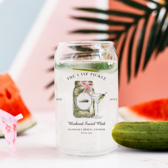 The Last Pickle | Bachelorette Weekend Can Glass (Creator Uploaded)