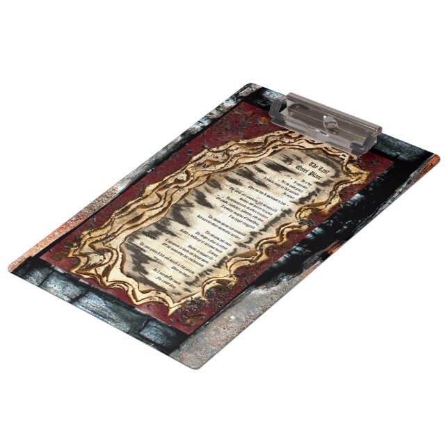 The Last Quiet Place Clipboard (Angled)