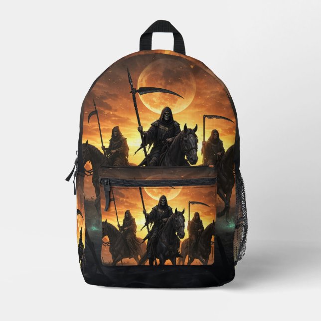 The Last Riders: Rebirth from the Ashes Printed Backpack (Front)