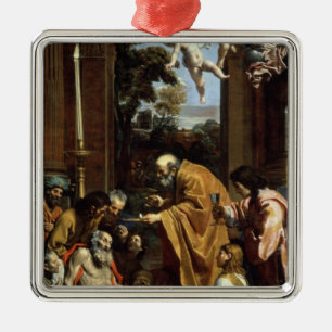 The Last Sacrament of St. Jerome, 1614 Metal Tree Decoration