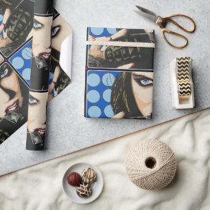 ‘The Last Straw’ Painting on a Wrapping Paper