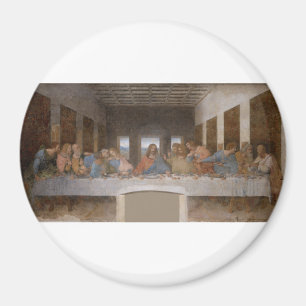 The Last Supper 1495 1498 by Leonardo da Vinci Magnet