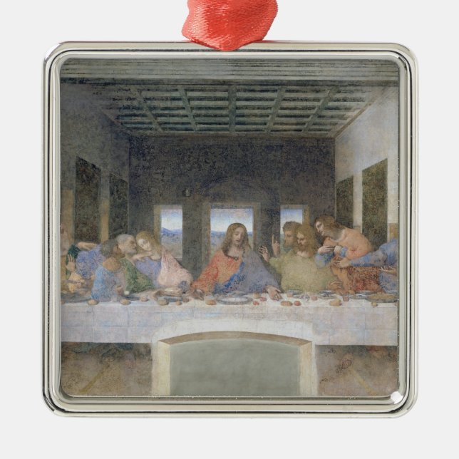 The Last Supper, 1495-97 2 Metal Ornament (Front)
