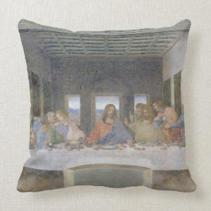 The Last Supper, 1495-97 (fresco) Cushion