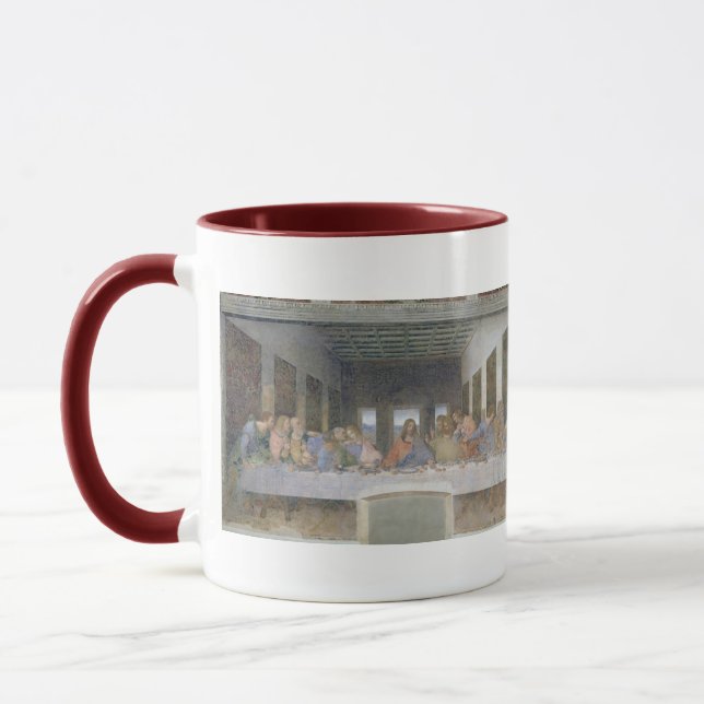 The Last Supper, 1495-97 (fresco) Mug (Left)
