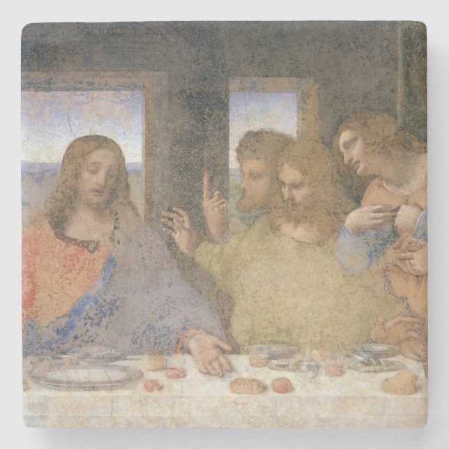 The Last Supper, 1495-97 Stone Coaster (Front)