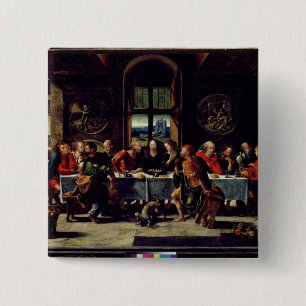The Last Supper 15 Cm Square Badge