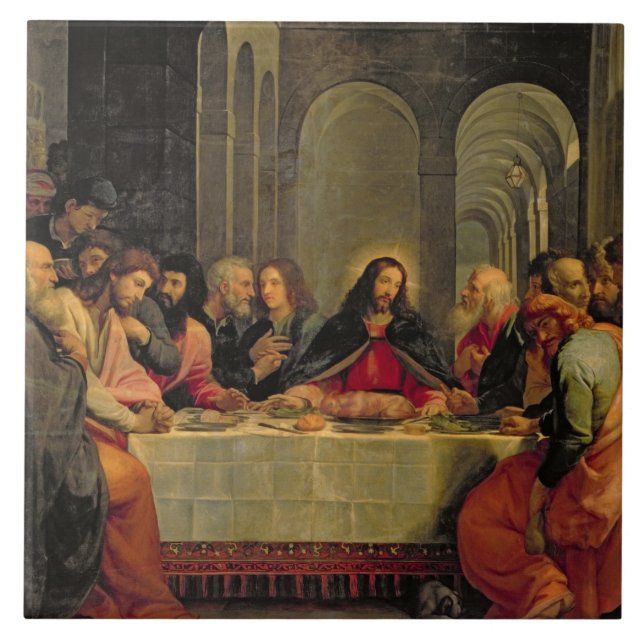 The Last Supper 2 Ceramic Tile (Front)