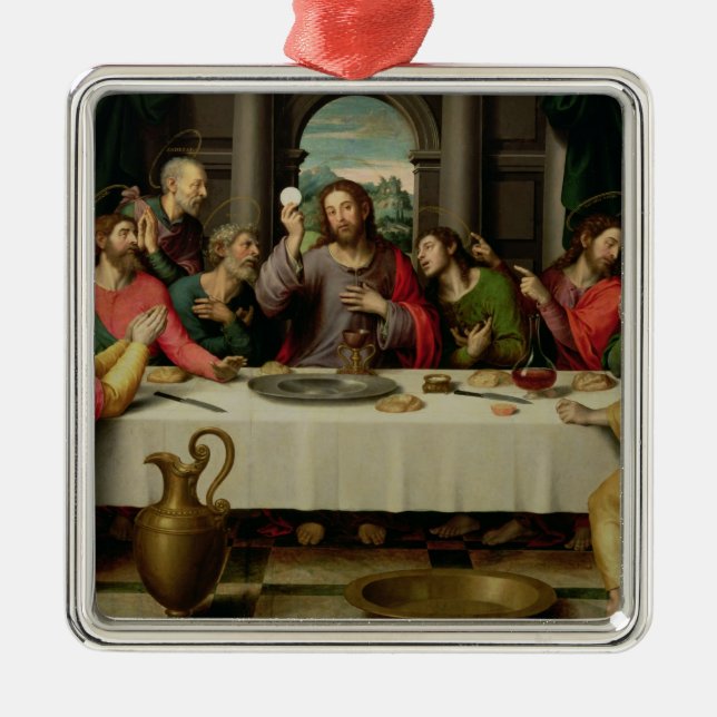 The Last Supper 5 Metal Ornament (Front)