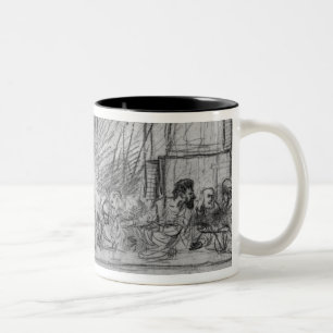 The Last Supper, after fresco by Leonardo da Two-Tone Coffee Mug