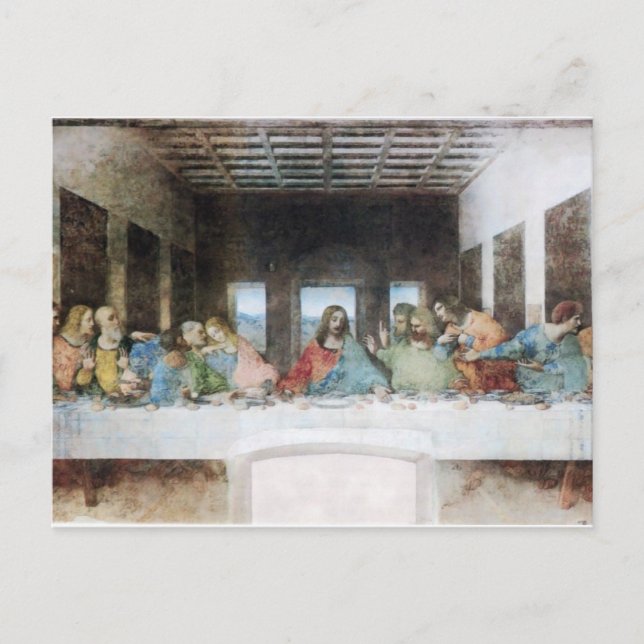 The Last Supper by Da Vinci Postcard (Front)