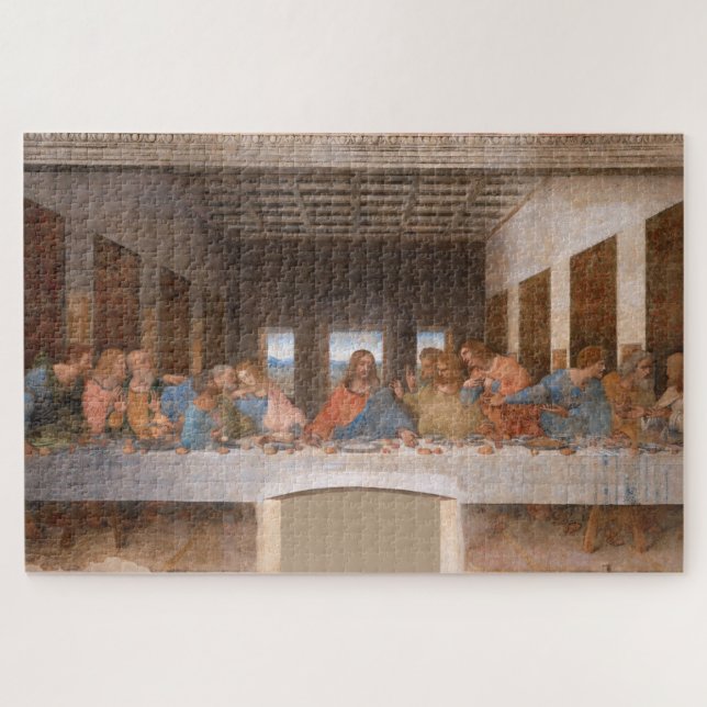 The Last Supper by Leonardo Da Vinci Jigsaw Puzzle (Horizontal)