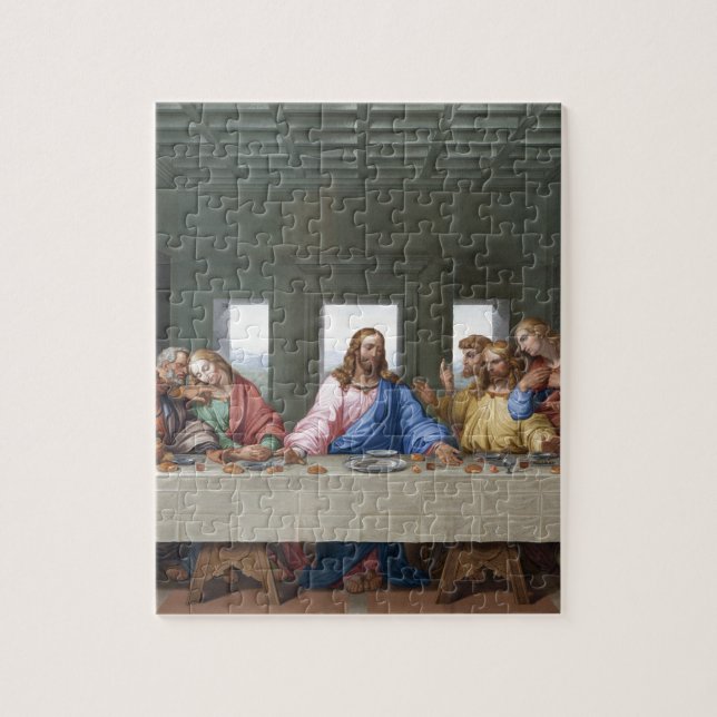 The Last Supper by Leonardo da Vinci Jigsaw Puzzle (Vertical)