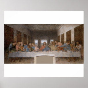 The Last Supper by Leonardo Da Vinci Poster