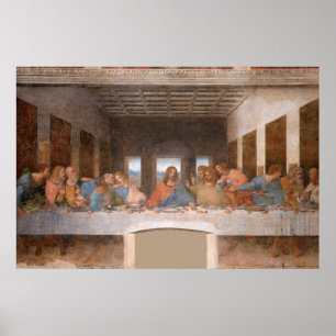 The Last Supper by Leonardo Da Vinci Poster