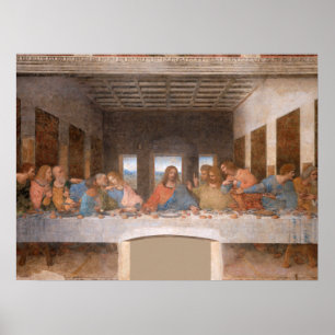 The Last Supper by Leonardo Da Vinci Poster