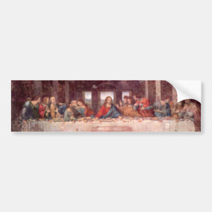 The Last Supper by Leonardo da Vinci, Renaissance Bumper Sticker