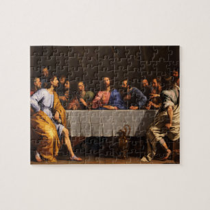 The Last Supper by Philippe de Champaigne (1648) Jigsaw Puzzle