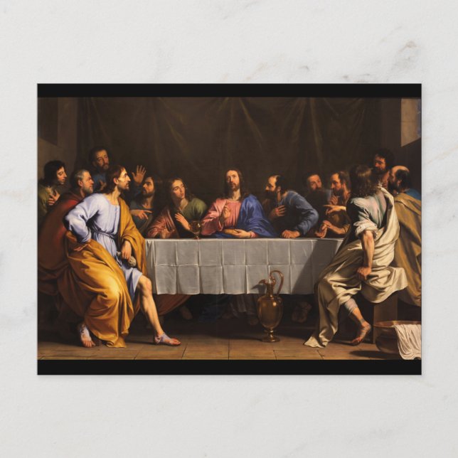 The Last Supper by Philippe de Champaigne (1648) Postcard (Front)
